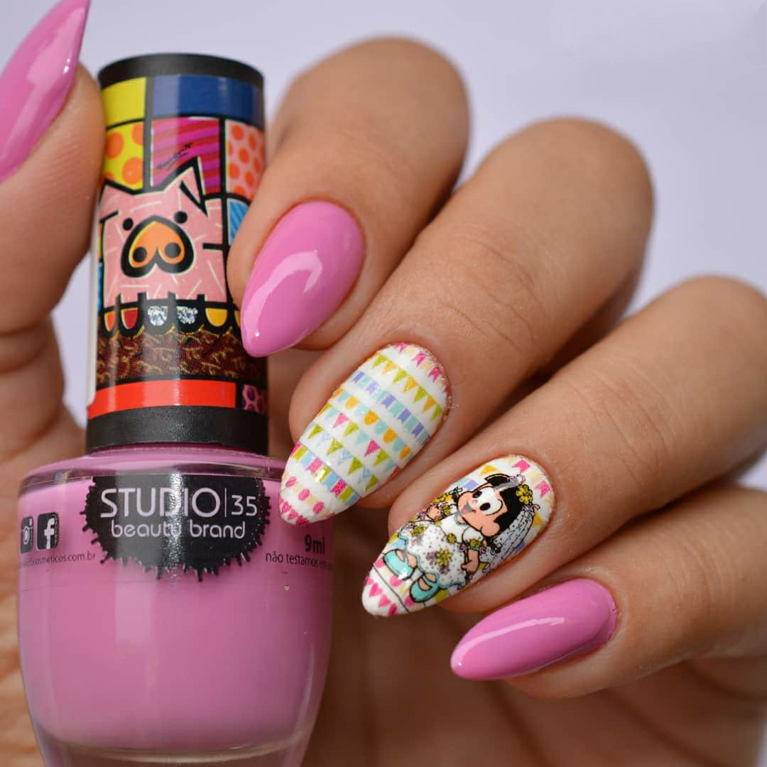 Unhas Decoradas para a Festa Junina 2025